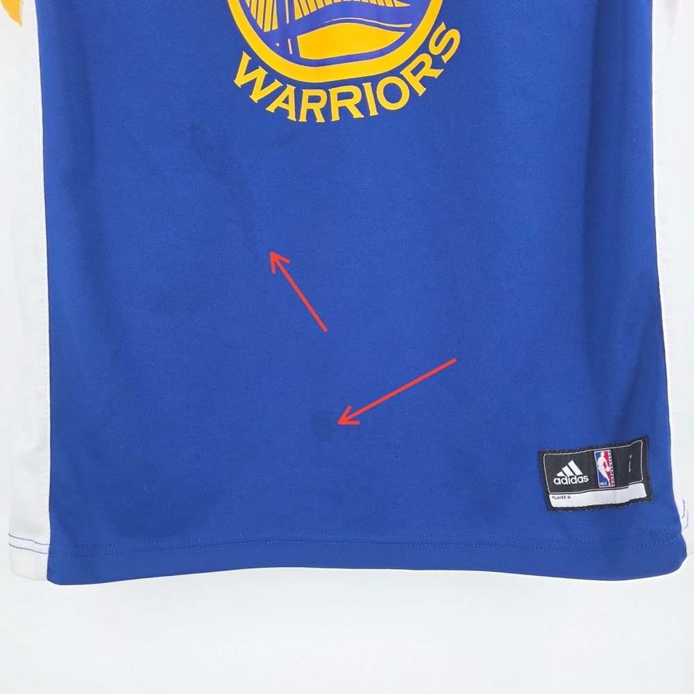 ADIDAS STEPH CURRY GOLDEN STATE WARRIORS JERSEY YOUTH LARGE 14-16 BLUE NBA 30 - Picture 2 of 12